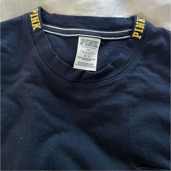 PINK Victoria's Secret x US Army Long Sleeve Military Tee Shirt | Black - Picture 5 of 7